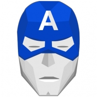 Captain America Gesichtsmaske