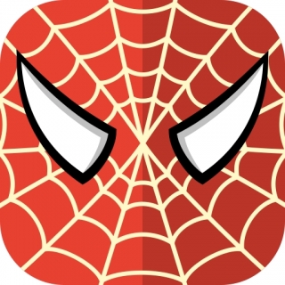 Spidermans Maske