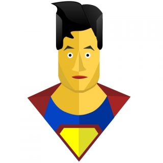 Superman Gesichts Avatar