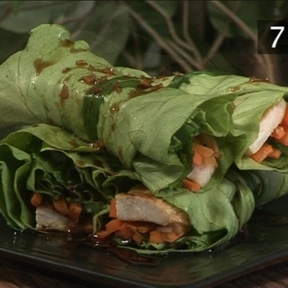 How To Make Barbecued Chicken Lettuce Wraps