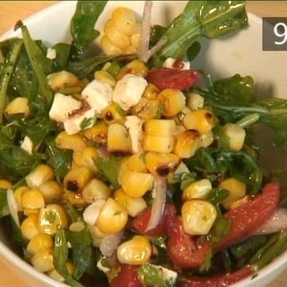 How To Make Barbecued Corn And Rocket Salad