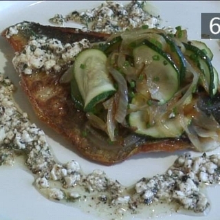 How To Make Sea Bream With Feta Herb Sauce