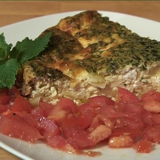 How To Make Leek, Mint And Feta Cheese Frittata