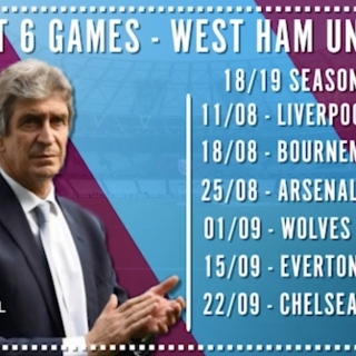 Watch: West Ham’s opening fixtures for the 2018/19 Premier League season