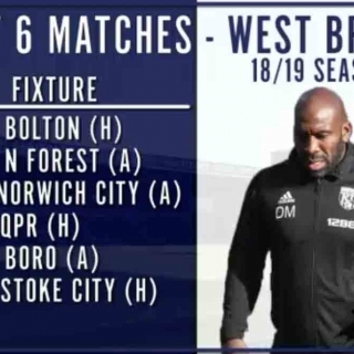 Watch: West Brom’s opening fixtures for the 2018/19 Championship season