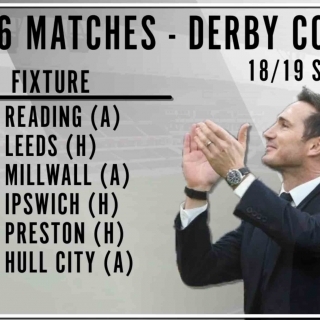 Watch: Derby’s opening fixtures for the 2018/19 Championship season