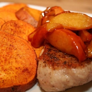 Peach Smothered Pork Chops