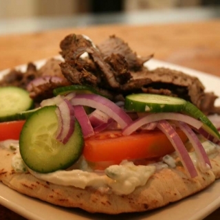 Sliced Steak Gyros