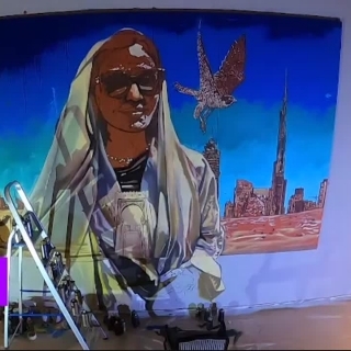 Artistas europeos expresan su arte en Dubai a pesar del cierre por el coronavirus