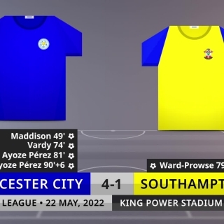 Match Review: Leicester City vs Southampton on 22/5/2022