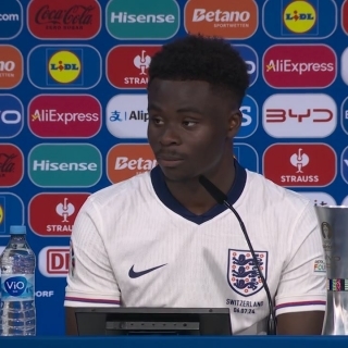 Saka on his equaliser and England's penalty win against Switzerland