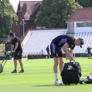 England Cricket Team MD-1 training at Trent Bridge