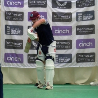 West Indies train indoors at Trent Bridge