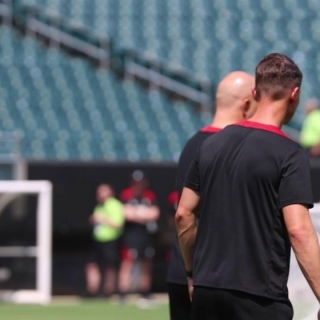 Arne Slot's Liverpool training in Philadelphia ahead of Arsenal pre season game