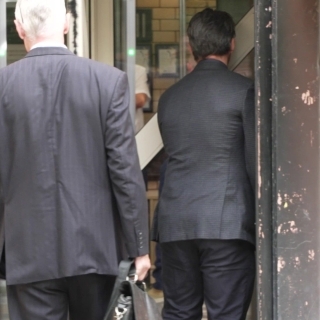 Ex Manchester City player and Bristol Rovers manager Joey Barton arrival and departure from Warrington Magistrates