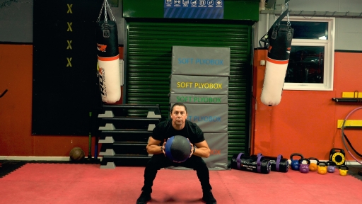 Ball Squat Throws