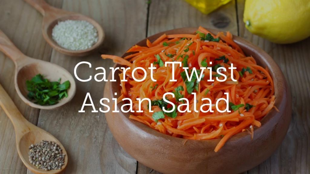 Carrot Twist Asian Salad