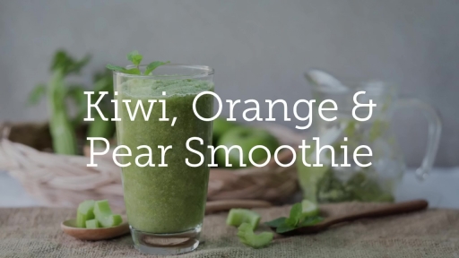 Kiwi, Orange & Pear Smoothie