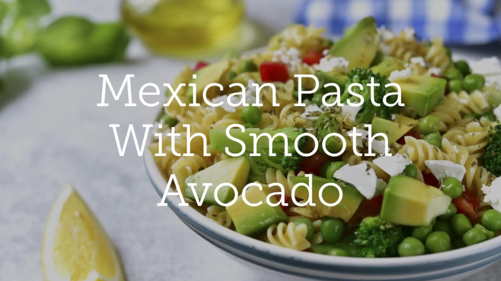 Mexican Pasta With Smooth Avocado