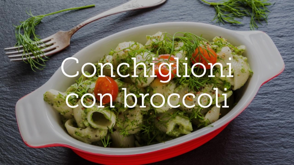 Conchiglioni con broccoli