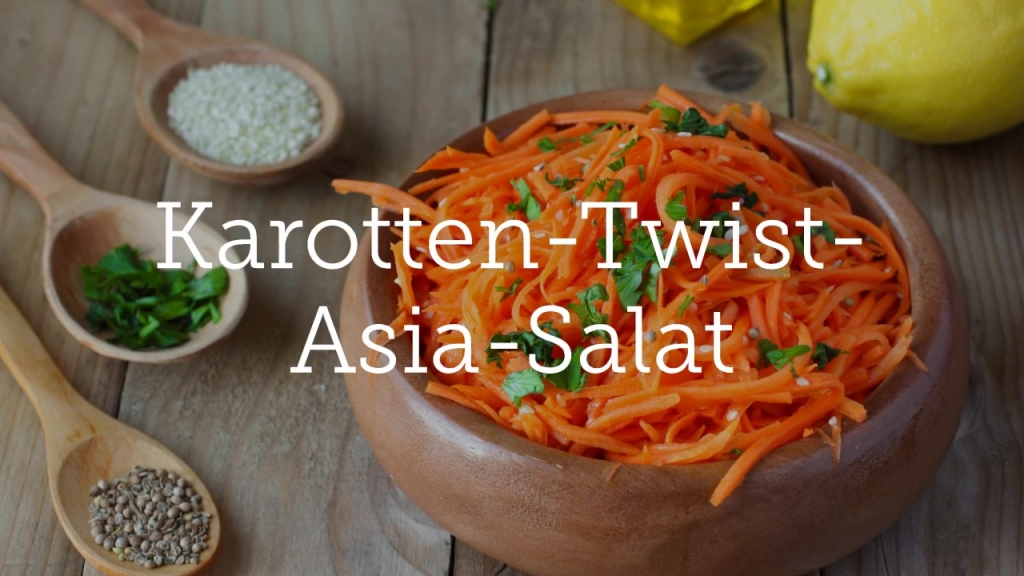Karotten-Twist-Asia-Salat