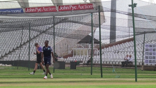 West Indies team training MD-1 at Trent Bridge ahead of the 2nd test