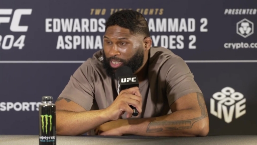 Curtis Blaydes on rematch against Tom Aspinall for UFC interim heavyweight title