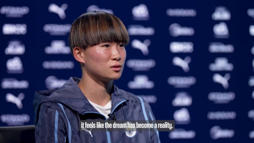 Aoba Fujino on signing three-year manchester City women contract