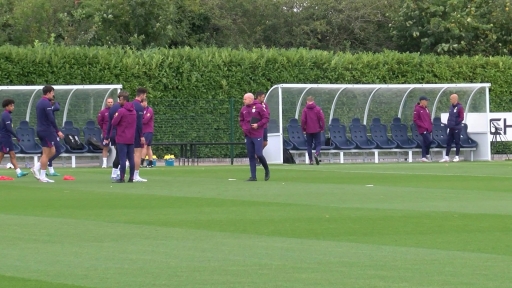 England players training under Carsley ahead of Finland Nations League game