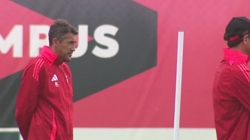 Benfica training ahead of Bayner Munchen MD-1