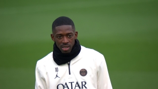 PSG train ahead of Villa Champions League quarter final leading 3-1
