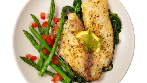 Baked Cod With Lemon & Parsley