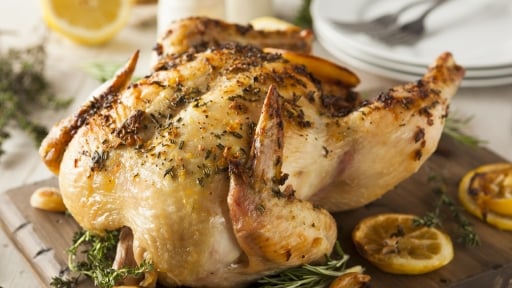 Healthy Hearty Roast Chicken