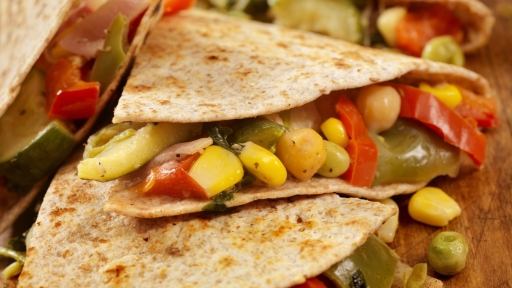 Meat-free Spicy Chickpea Fajitas