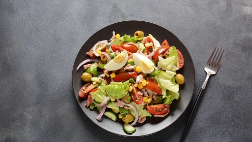 Salade niçoise végétarienne