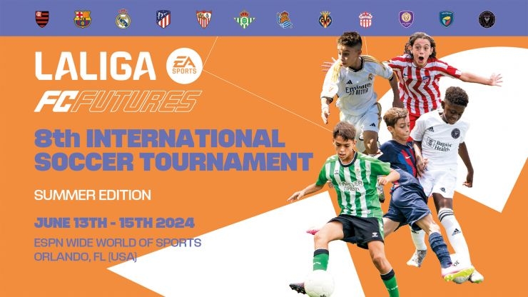 The 8th LALIGA FC FUTURES International Tournament comes to ESPN Wide World of Sports Complex June 13-15