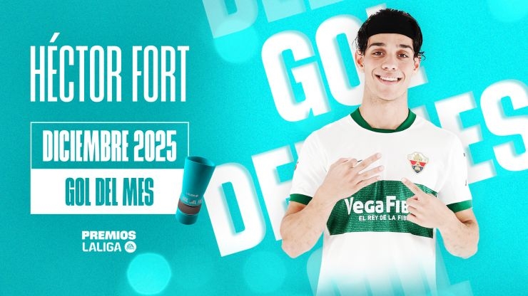 Héctor Fort, LALIGA EA SPORTS Goal of the Month for December