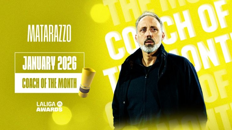 Pellegrino Matarazzo, LALIGA EA SPORTS Manager of the Month for January