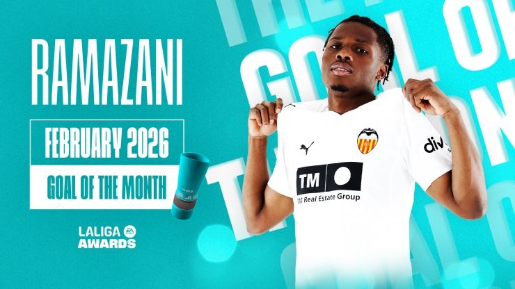 Ramazani, Best Goal of February in LALIGA