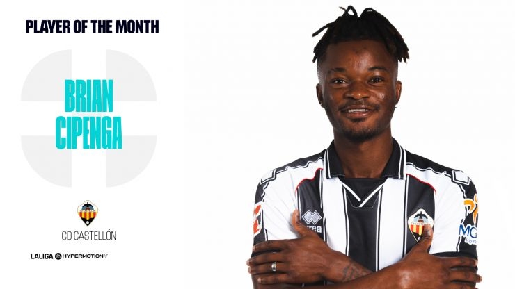 Brian Cipenga named LALIGA HYPERMOTION Player of the Month for February
