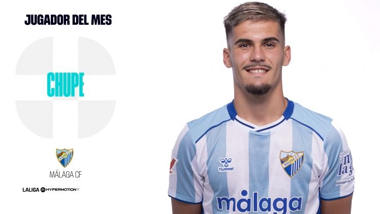 Chupe named LALIGA HYPERMOTION Player of the Month for March