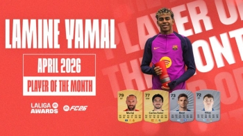 Lamine Yamal, LALIGA EA SPORTS Player of the Month for April
