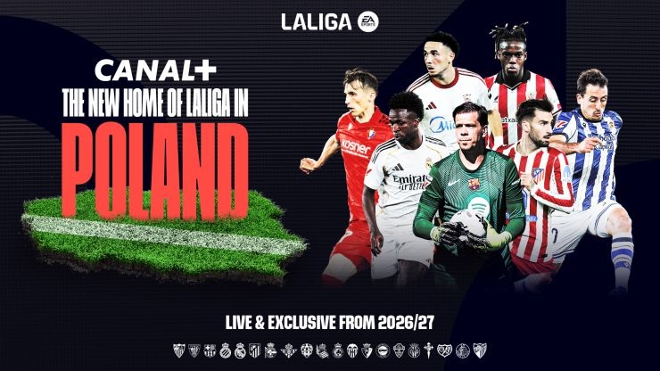 CANAL+ becomes the exclusive broadcaster of LALIGA EA SPORTS in Poland for the next five seasons