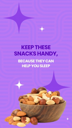 Keep these snacks handy, because they can help you sleep