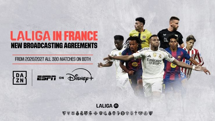 Disney+ and DAZN become the new home of LALIGA EA SPORTS in France