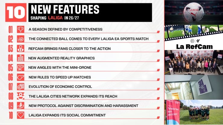 The 10 new features shaping LALIGA in 2026/27: innovation, broadcasting and financial sustainability