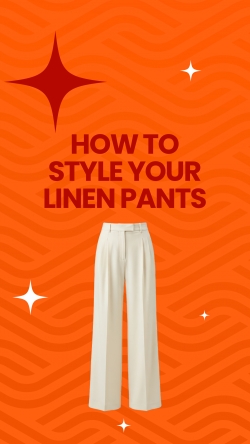 How to style your linen pants