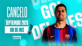 João Cancelo, EA SPORTS LaLiga Goal of the Month for September