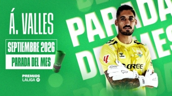 Álvaro Valles, LALIGA EA SPORTS Save of the Month for September